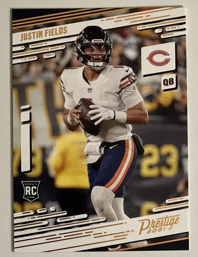 2021 Panini Chronicles Justin Fields Rookie Card Prestige 203 BEARS RC 