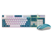 AAbco KM500 Keyboard Mouse Set (V1, White) / Express / Genuine