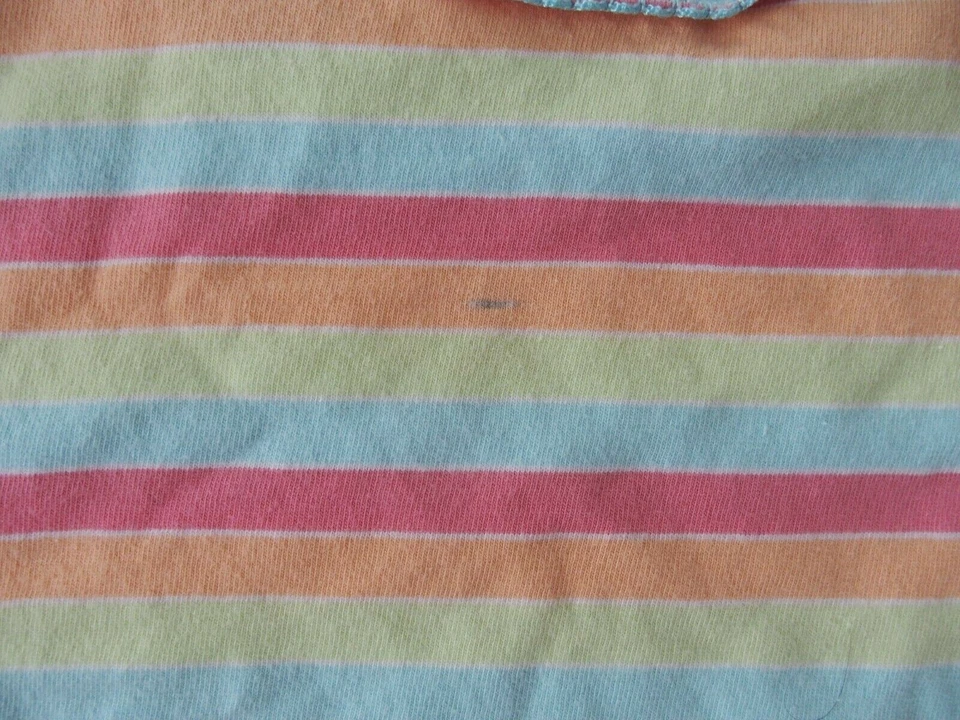 TKS 2T Completo Bambina Capri Pantaloni Camicia a Righe Primavera Estate Autunno - Immagine 2 di 2