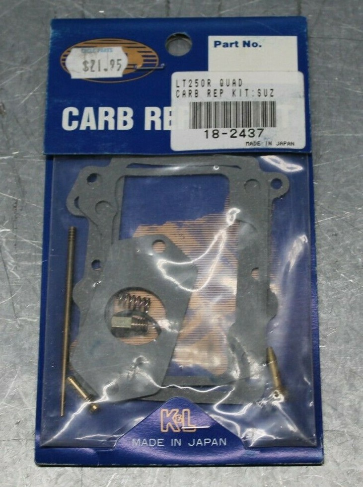 New K&L Carburetor Rebuild Kit 182437 For '8592 Suzuki LT250R Quad