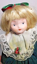 Vintage 8" Porcelain Small Doll