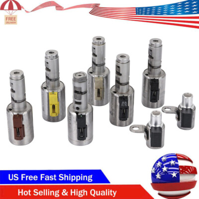 6-speed Trans Solenoid Set 8 Pcs for VW Audi Mini 2003-On 09G TF-60SN/TF60SN USA
