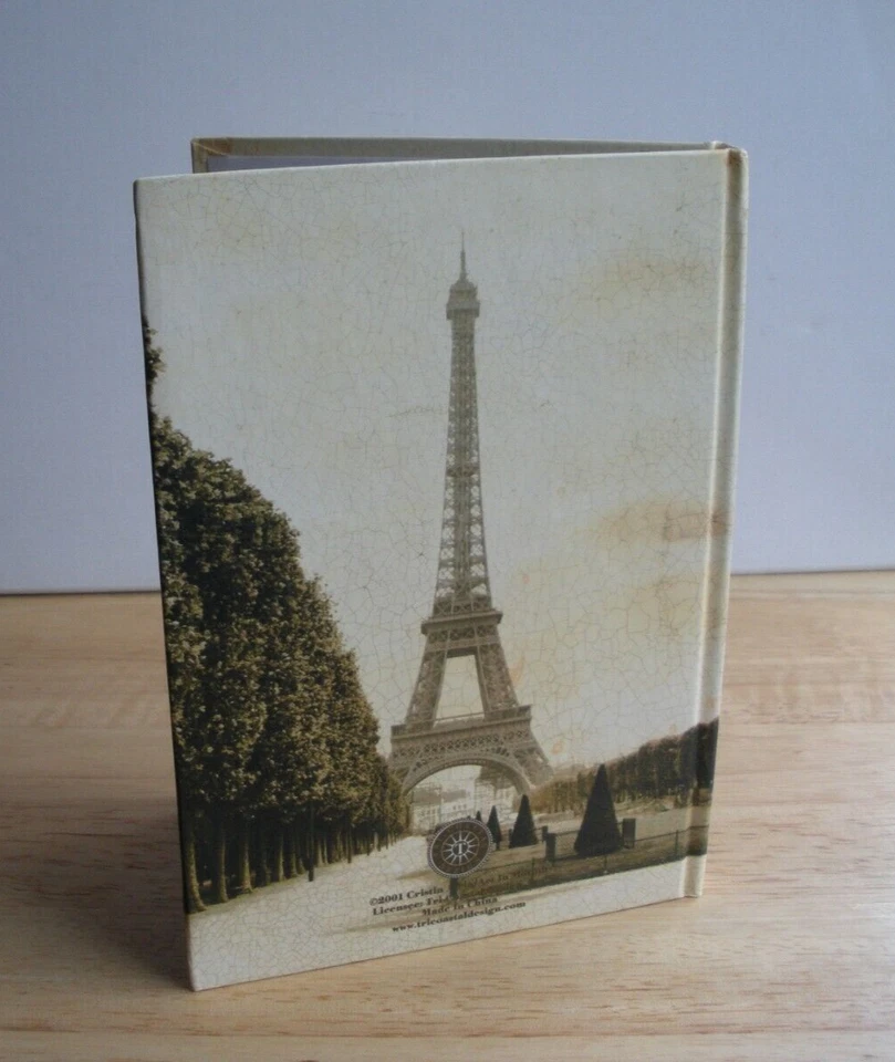 Cristin/Atria 2001 Design Cream Lined Hardbound Journal With Matching Holder - Image 3 of 4