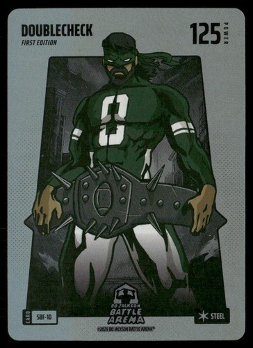 2024 Bo Jackson Battle Arena Silver Battlefoil Doublecheck Aaron Rodgers Steel