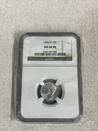 MS66 FB 1944-D Mercury Dime -NGC