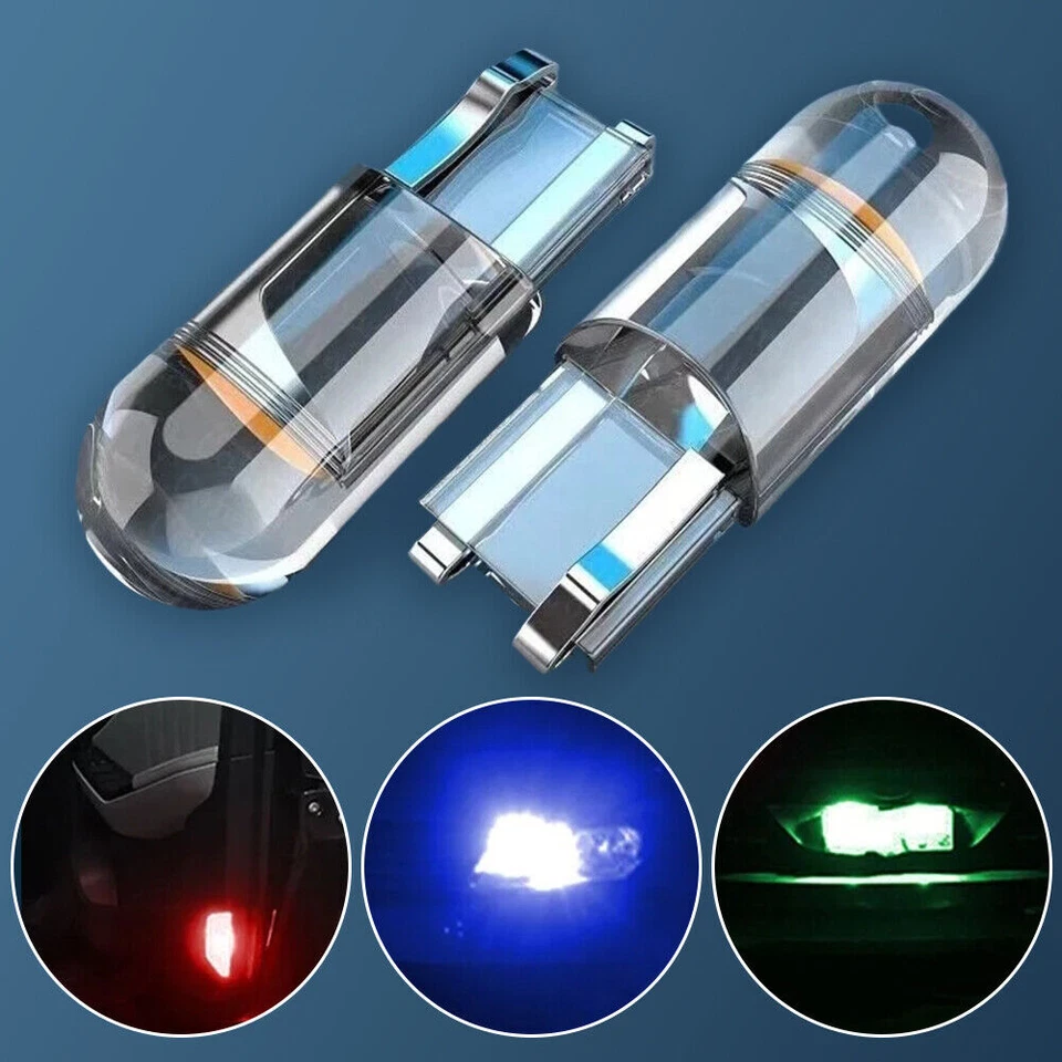 T10 CAR BULBS LED ERROR FREE CANBUS 5 SMD XENON WHITE W5W 501 SIDE LIGHT BULB UK - Image 3 of 4