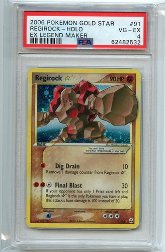 Regirock ★ graded PSA 4 for sale on eBay