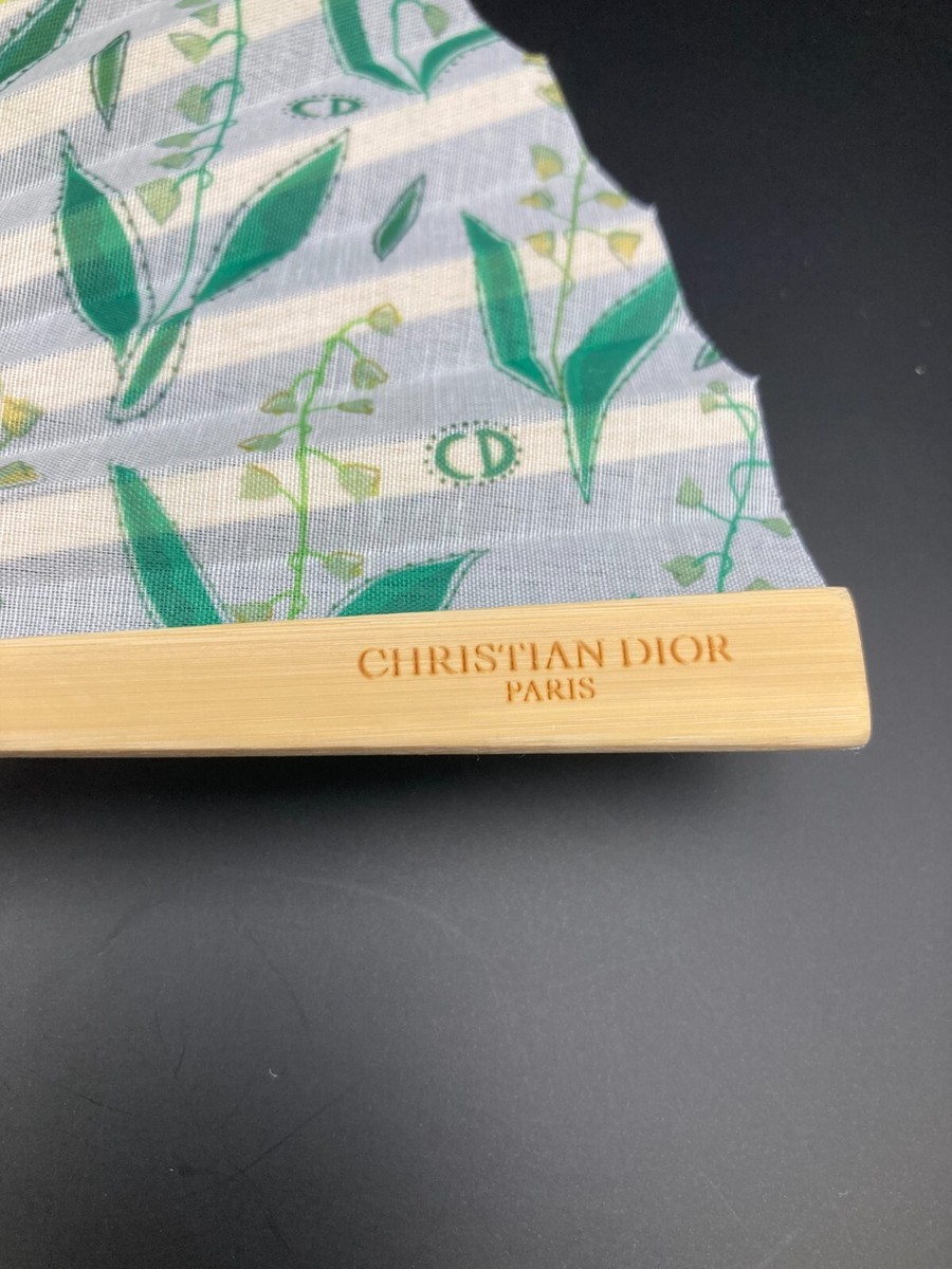 Christian Dior Folding Fan 2024 Green Strap Sensu Novelty Limited