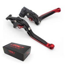 FXCNC Racing Motorcycle Billet Adjustable Folding Sandblast Clutch Bake Levers