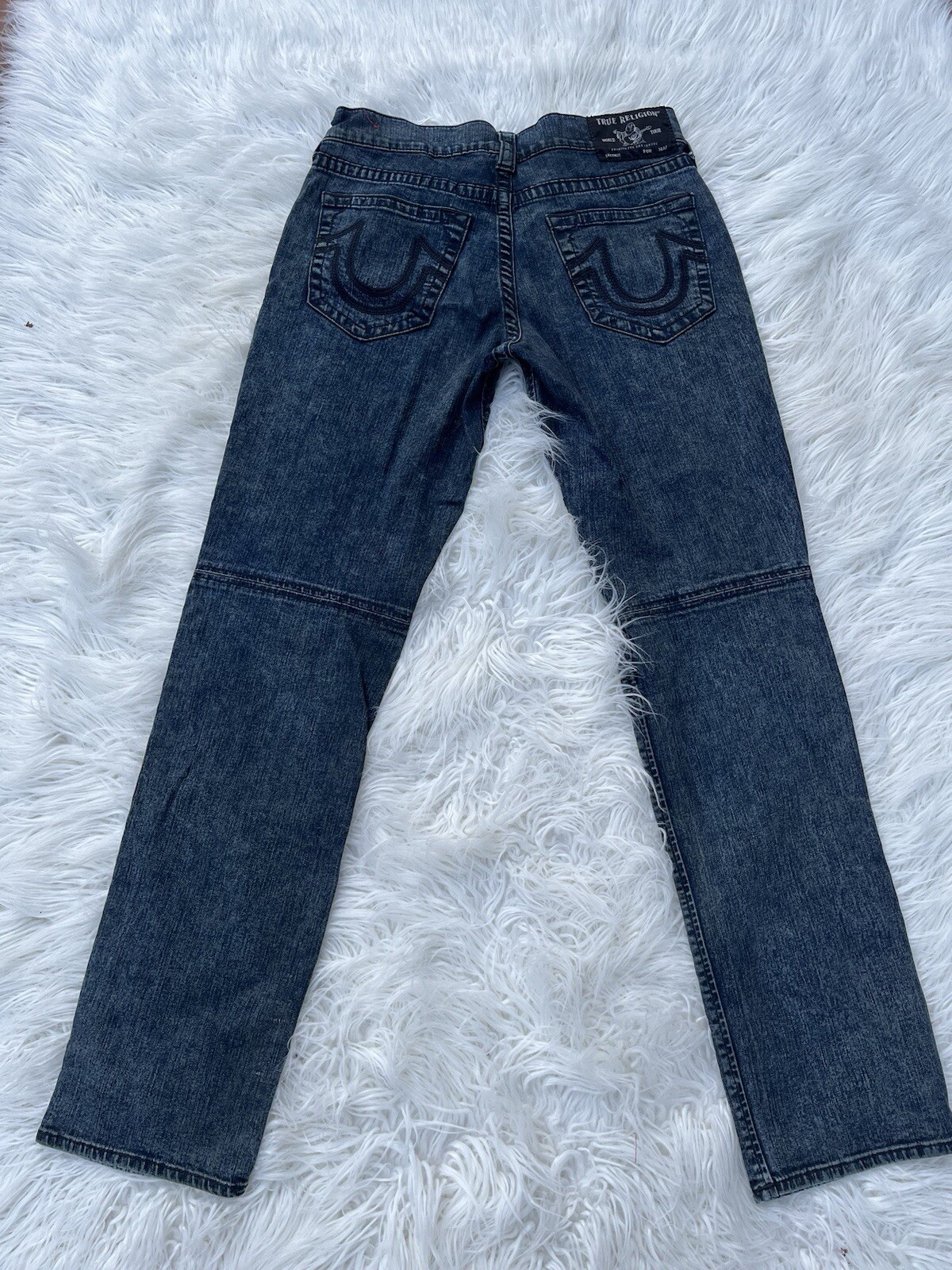 True Religion Geno Moto Relaxed Slim Jeans Denim Blue Size 32 thumbnail 6