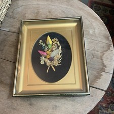 Vintage Dried Flowers Framed