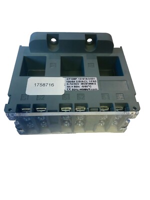 HOBUT CT105F Current Transformer, 3 Phase, Molded Housing, 200:5, Class 1, 2