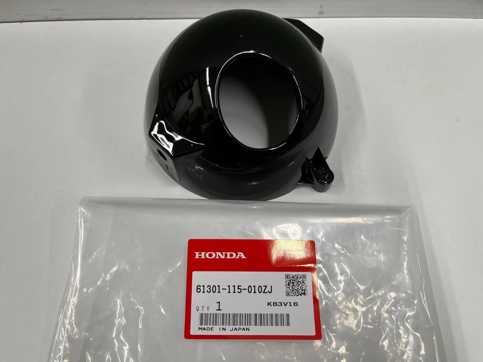 1972-1978 K3-K6 Honda Z50 Z50A Black Headlight Bucket 61301-115-010ZJ - Imagem 2 de 3