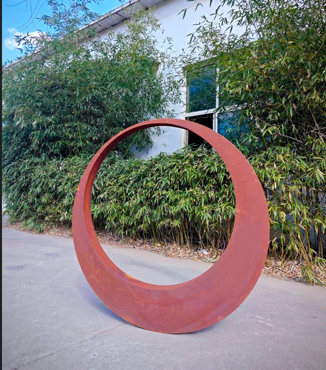 Edelrost,Garten Stecker,Rost Gartenskulptur Garten Figure 95*95*5cm 031510 - Bild 2 von 4