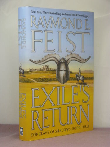 1°, firmato dall'autore, Riftworld-Conclave of Shadows 3: Exile's Return, Raymond Feist - Foto 1 di 2