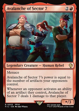x1 Avalanche of Sector 7 R MTG Commander: Final Fantasy M/NM, English