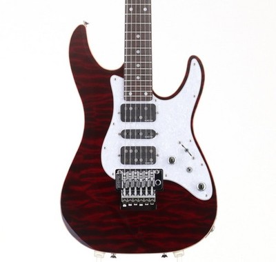 Schecter SD-II-24-AS See-thru Red 2008 Used Rosewood Fingerboard w/Soft Case