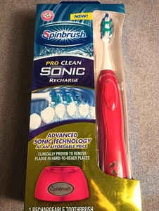 Arm & Hammer Spinbrush Pro Clean Sonic Rechargeable Toothbrush Recharge Base NIB