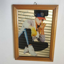 Eros Ramazzotti quadro a specchio vintage quadretto Musica Pop italiana anni '80