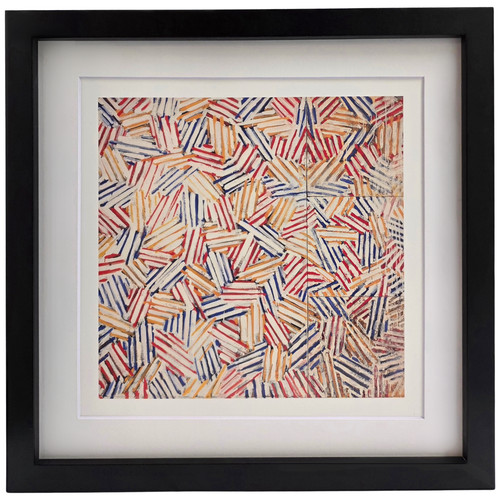 Jasper Johns Untitled Newly Custom Framed Matted Americana Pop Art Print