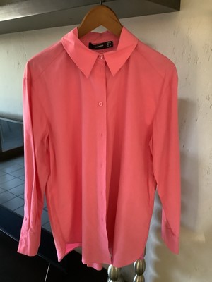 Neue Oversize Bluse, Hemdbluse Von Hallhuber Größe 38 In Pink 