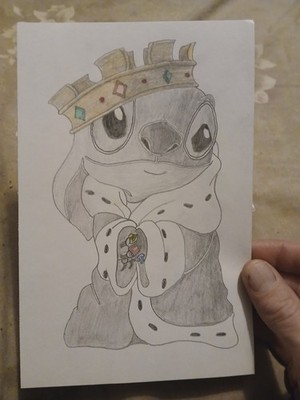 King Stitch Drawing