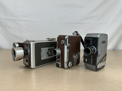 Lot of 3 Assorted Vintage Movie Cameras: Kodak, Embassy, Yashica UNTESTED - Picture 4 of 10