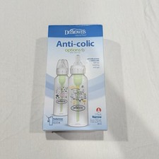 Dr. Brown's Options Anti-Colic Baby Bottle 8oz 2 Pack 