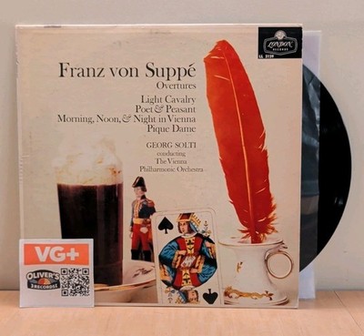 George Solti | Overtures, Vienna Philhar | LP 1960 London ARL4485 | VG+/VG+