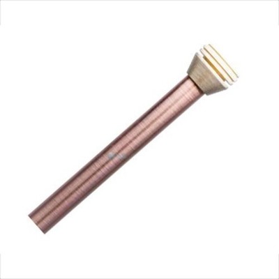 FX Petite 18 in. LED Riser 18 in. Riser Copper Flat Black Finish 2W 2700K LED