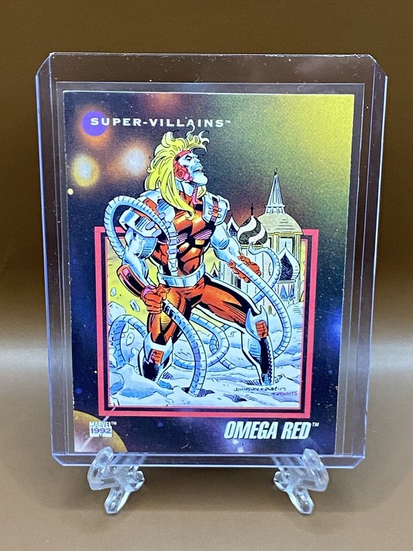 1992 Impel Marvel Universe Series III Super-Villains OMEGA Red #124