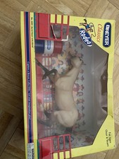 Breyer Classics Rodeo Barrel Racer with Barrel Horse No. 6003 Damged Box