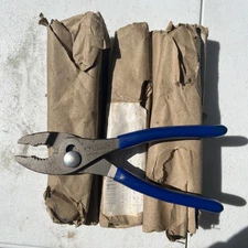 Wilde Tool 6.5" Slip Joint Pliers G262.NP Blue Handle NOS 