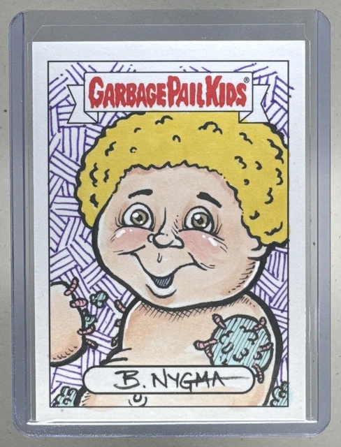B. Nygma 2024 Topps Garbage Pail Kids 1/1 Sketch Card By Neil Camera