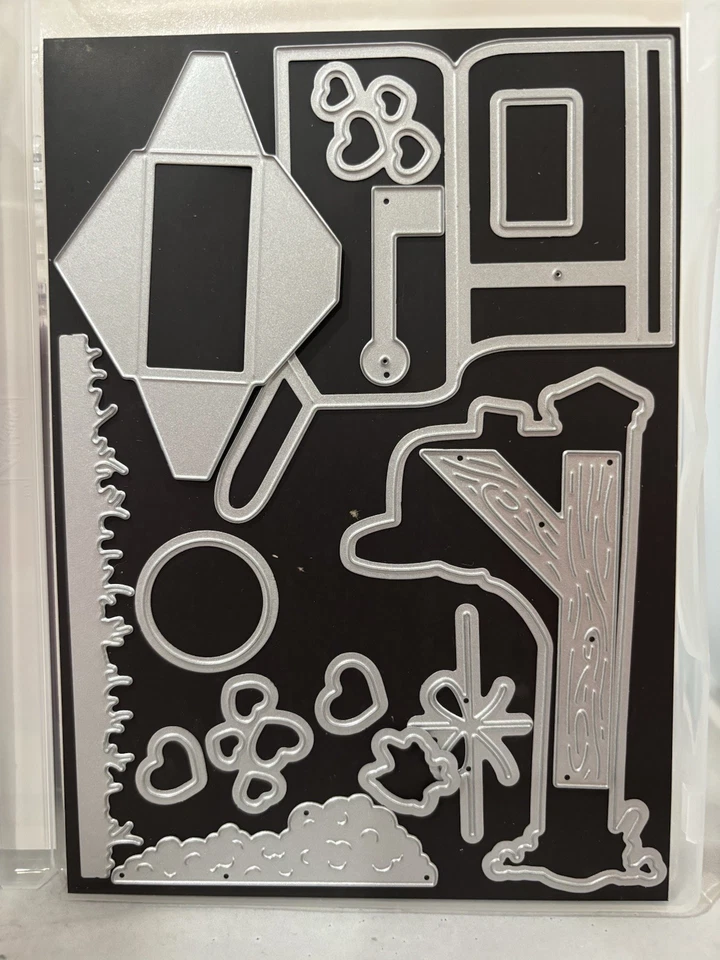 Stampin' Up! Набор марок и штампов для отправки любви | почтовый ящик письмо почтовая марка сердца птица - Изображение 3 из 4