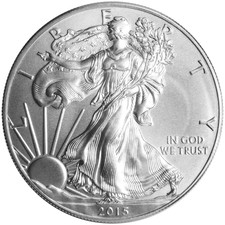 2015 $1 1-oz American Silver Eagle BU 79.96 per troy oz