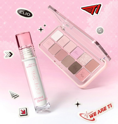 CLIO T1 x ABLY Pro Eye Palette Air Crystal Glam Tint Special Set Limited
