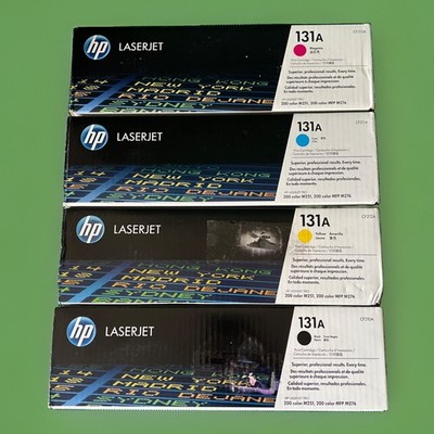 HP 131A Toner Cartridge 4-Pack Set CF210A CF211A CF212A CF213A *Read*