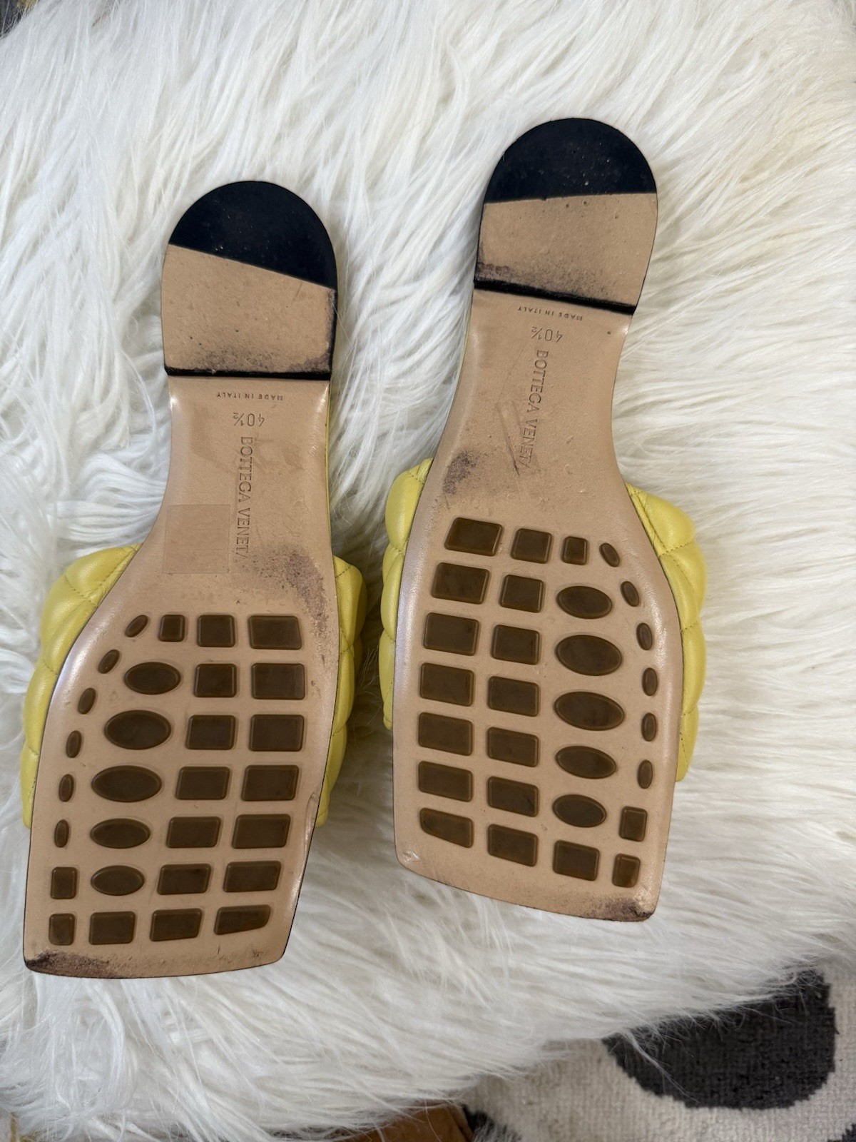 APL Sandali donna Bottega Veneta piatti imbottiti taglia 40 1 2 usati