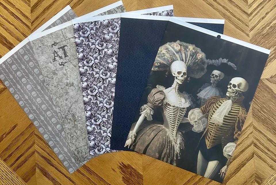 “DEAD REGENCY” SCRAPBOOKING / CRAFTS ~8.5 X 11~ 30 SHEETS~ BY RECOLLECTIONS - Image 2 of 4