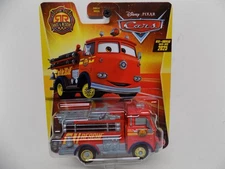 DISNEY - PIXAR - 2025  CARS - RACE & RESCUE SERIES - RED - FIRE TRUCK
