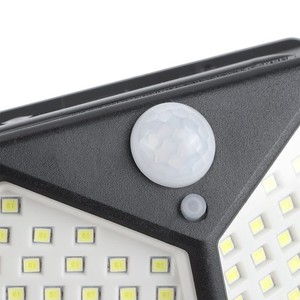 100LED Solar Motion Sensor Light Wall Light Street Lampe pour jardin extérieur SET