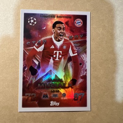 jamal musiala limited edition card Jamal Musiala "Star Boy Limited" Topps Match Attax 25/26. Trading card.  Soccer card. Combined shipping