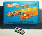 Vintage Hot Wheels Blackwall + 1975 #8227 Redline 24 Car Collector's Case Lot