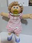 Cabbage Patch Kid loops Hair Blue Eyes Pacifier Great Condition