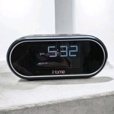 iHome HIH33 LCD Triple Display Alarm Clock wi...