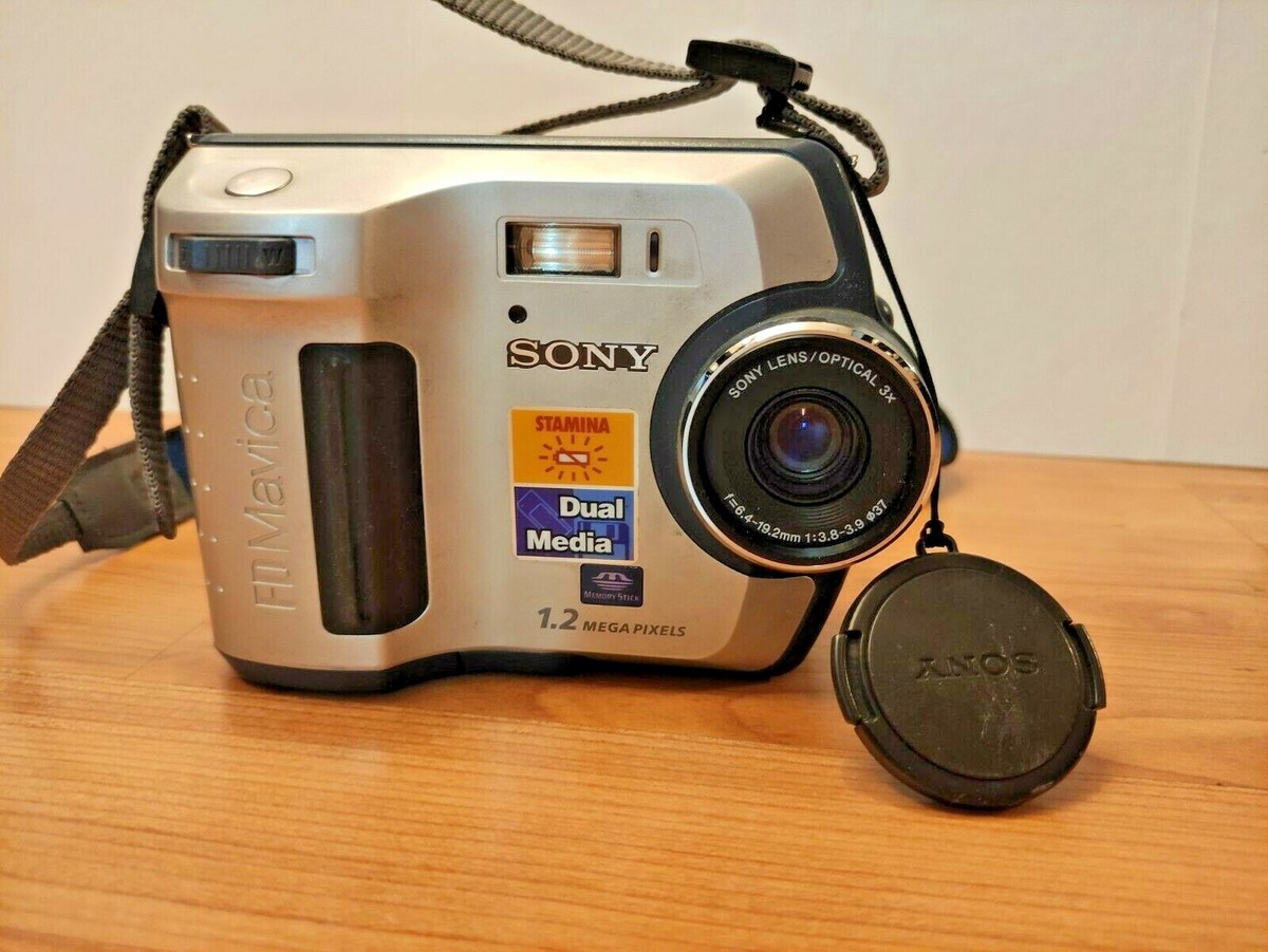 100% UNTESTED* SONY MVC-FD100 FD MAVICA 1.2 MP 3X ZOOM