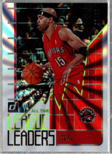 2020-21 Donruss All Time League Leaders Holo Red Laser #10 Vince Carter /99