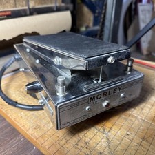 Morley Power Wah boost PWb Guitar Pedal Chrom...