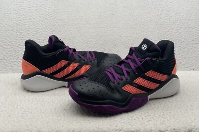 Adidas Harden Stepback Basketball Shoes Mens Black Purple